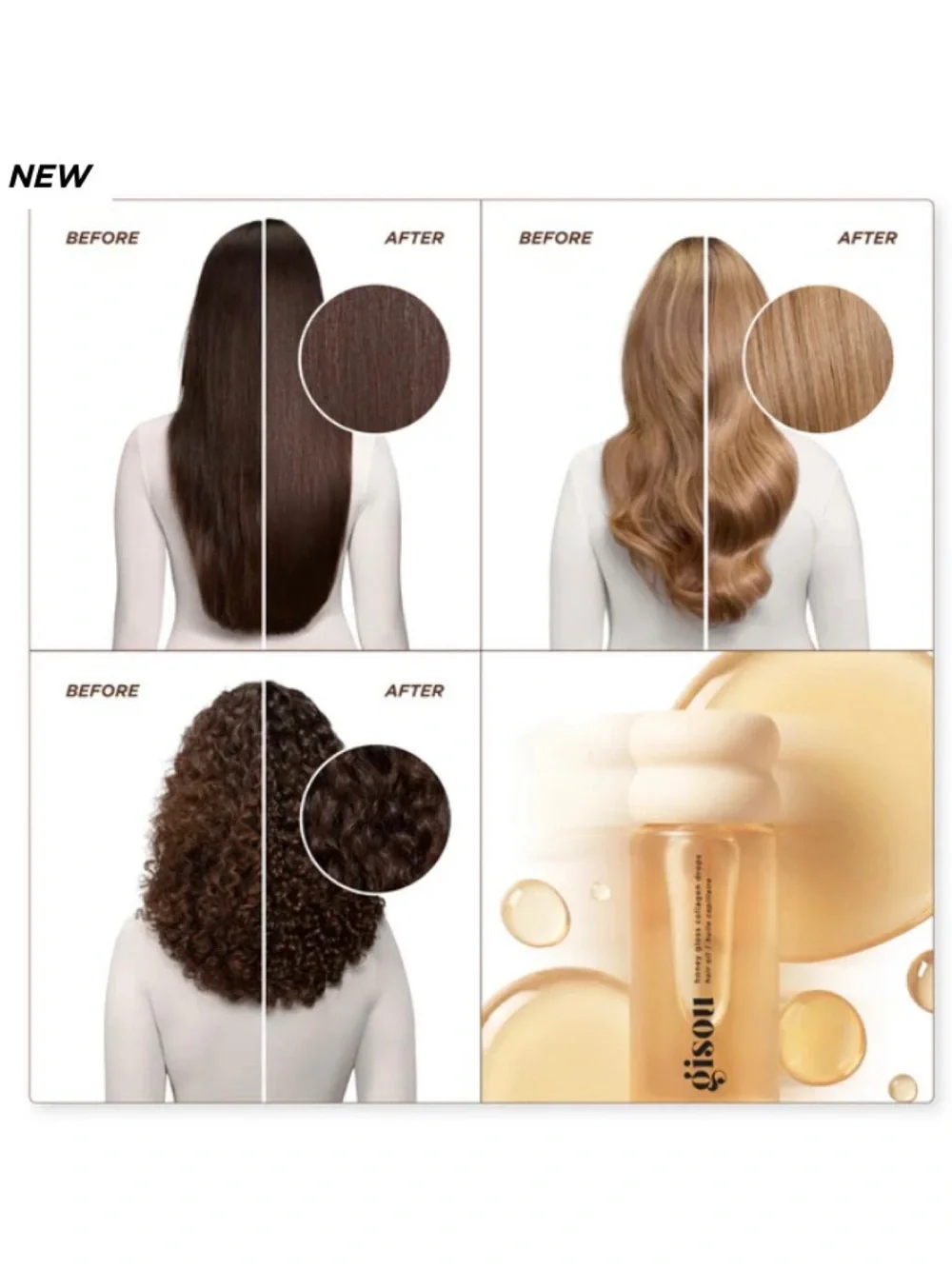 NEW✅GISOU Honey Gloss Collagen Drops